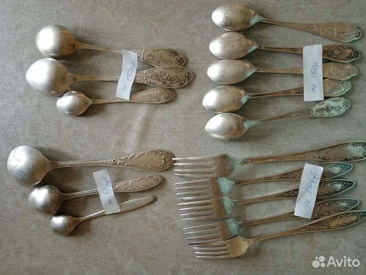 Ложка и вилки мельхиоровые