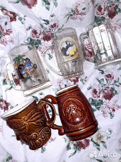 Кружка пивная пакетом за 5 шт