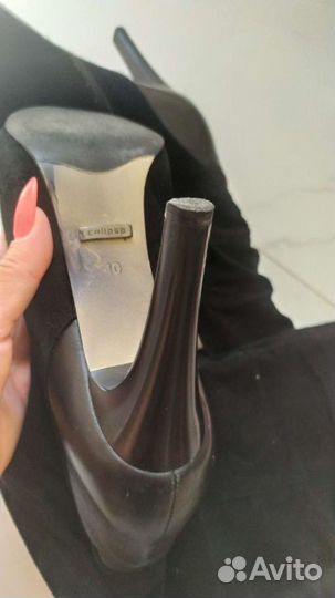 Сапоги натуральная кожа (замша)