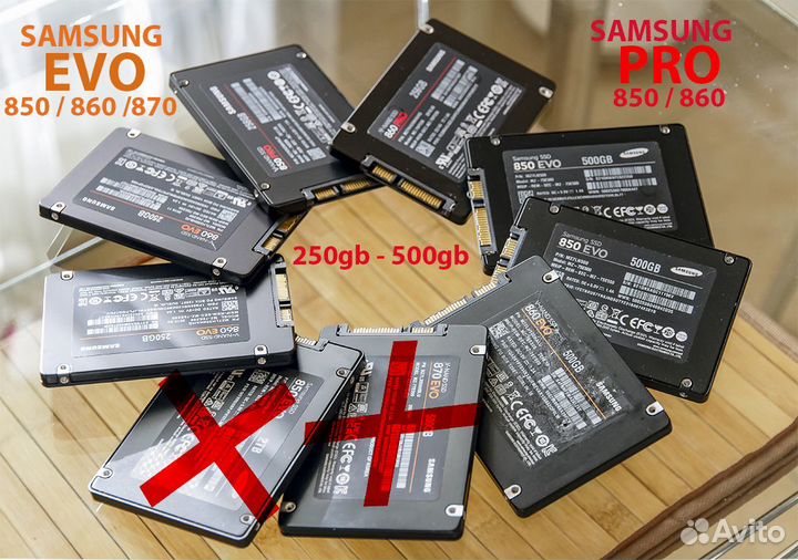 SSD Samsung 850 / 860 / 870 EVO / PRO 250GB -500GB