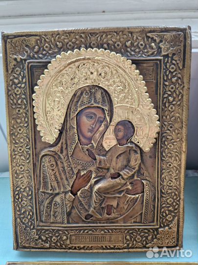 Старинные иконы 19 век под оклад, киот, лампаду