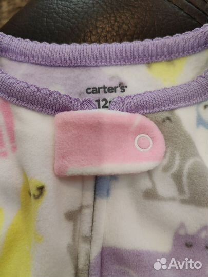 Комбинезон carters флисовый