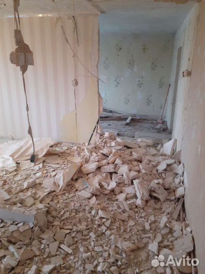 Демонтаж подготовка квартиры к ремонту и вывоз мус