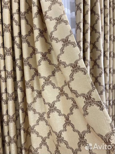 Шторы готовые жаккард