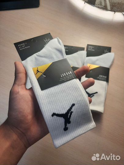 Носки nike jordan белые