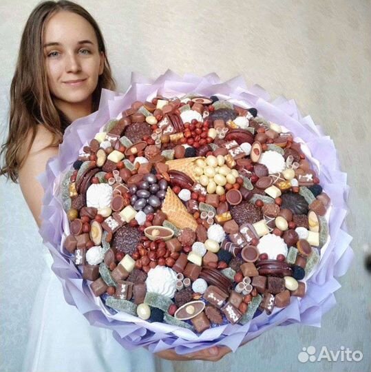 Съедобный сладкий букет