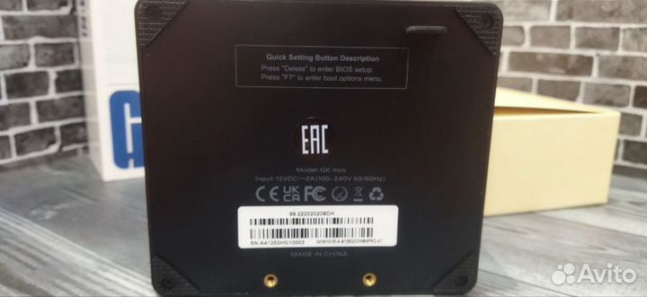 Неттоп Beelink GK mini 8/256 Intel Celeron J4125