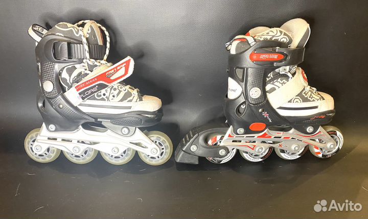 Роликовые коньки детские раздвижные р-р 28-31