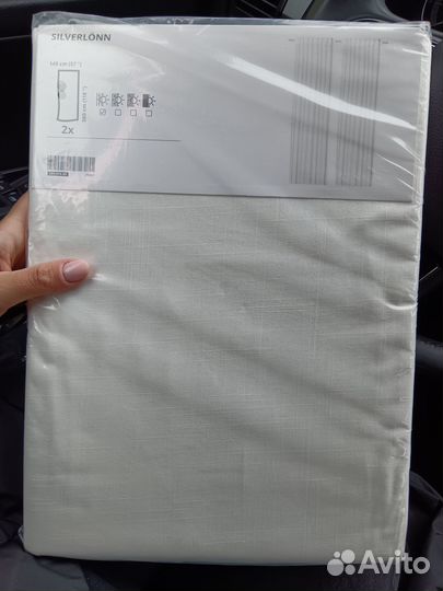 Новые шторы IKEA silverlonn /matilda