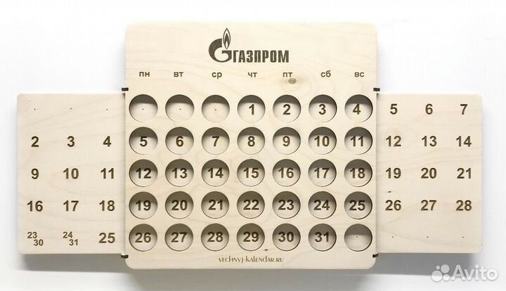 Вечный календарь из фанеры