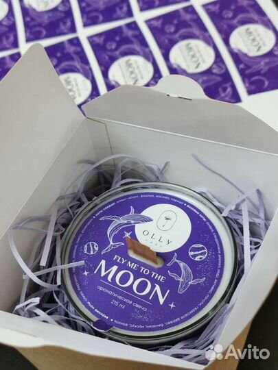 Ароматическая свеча ручной работы