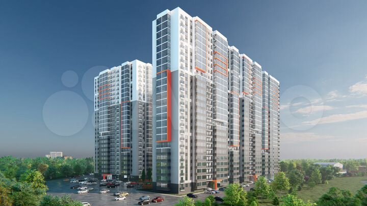 3-к. квартира, 55,5 м², 4/25 эт.