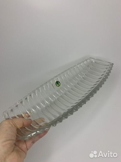 Блюдо, шкатулка, хрусталь Германия