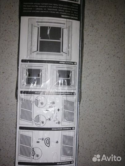 Комплект сборной москитной сетки на окно