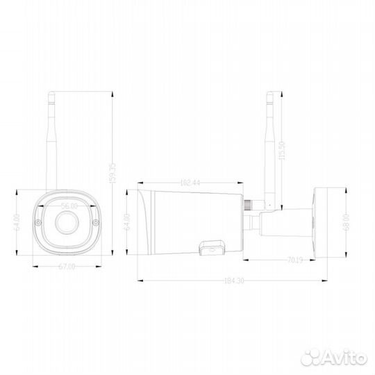 Уличная Wi-Fi IP камера TR-D2121IR3W v2 3.6 Новый