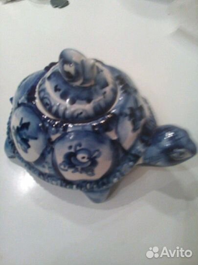 Гжель. Сов.периода.Очень тонкий фарфор