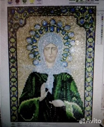 Алмазная вышивка Икона Матрона