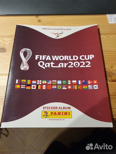 Блок 100 пакетов+альбом, Panini WC qatar 2022