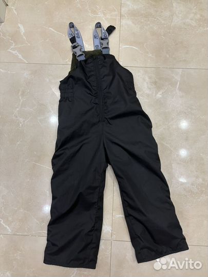 Демисезонные штаны на подтяжках