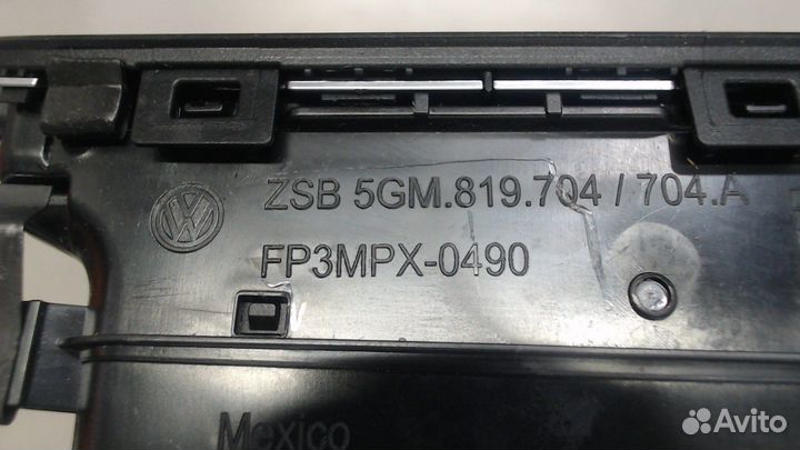 Дефлектор обдува салона Volkswagen Golf 7, 2017