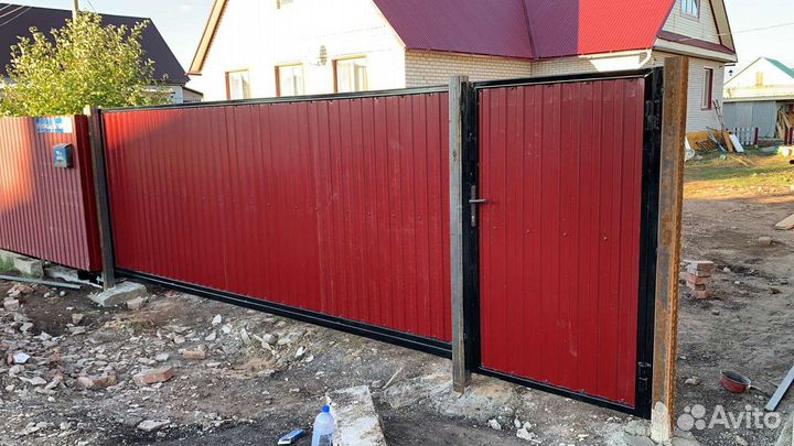 Откатные ворота автоматические