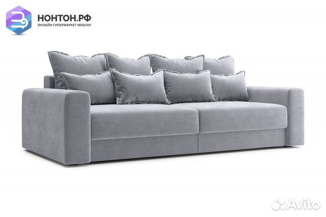 Диван тик-так Омега серый