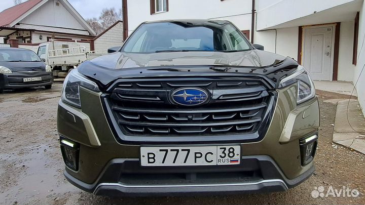 Дефлектор капота (Classic черный ) Subaru Forester