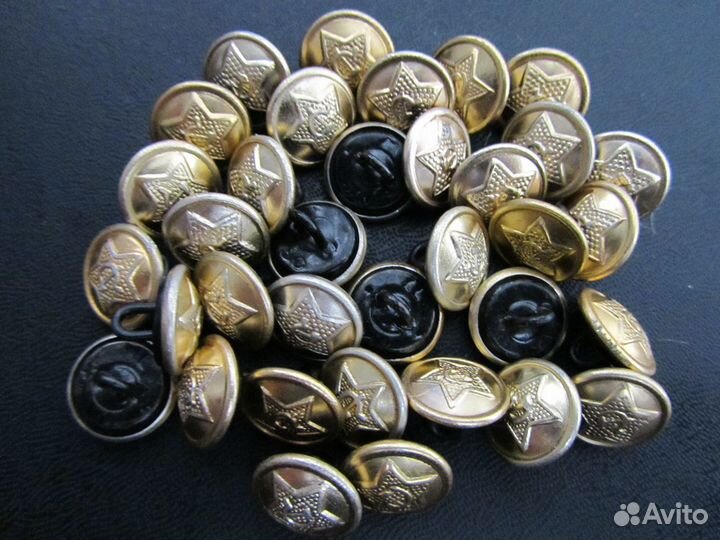 Солдатские пуговицы СССР. Маленькие