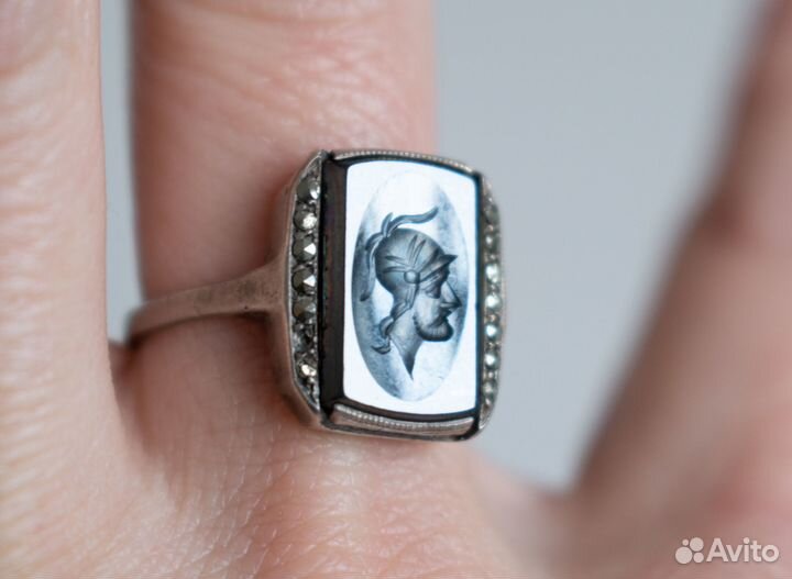 Серебряное кольцо винтаж