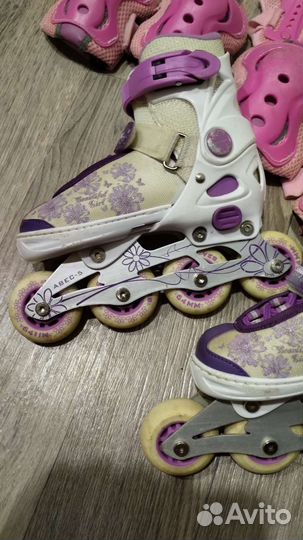 Роликовые коньки детские раздвижные