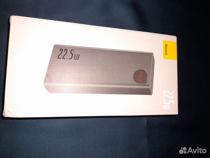 Внешний аккумулятор baseus 22.5 вт. 20000mah