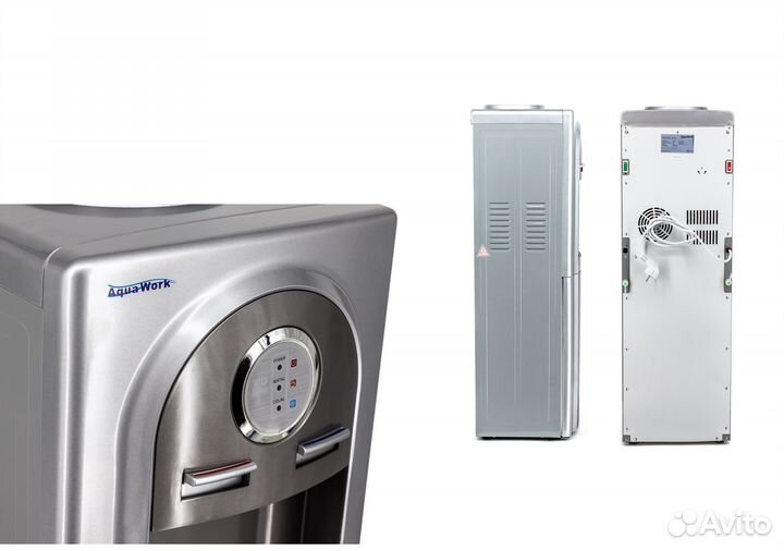 Напольный Кулер для воды Aqua Work 5-VB серебро