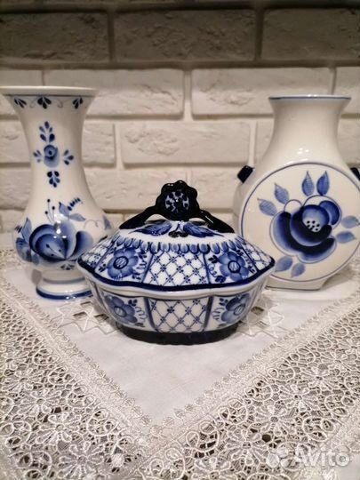 Гжель СССР 80-е годы