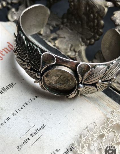 Браслет винтажный /кольцо для салфетки. Без камня