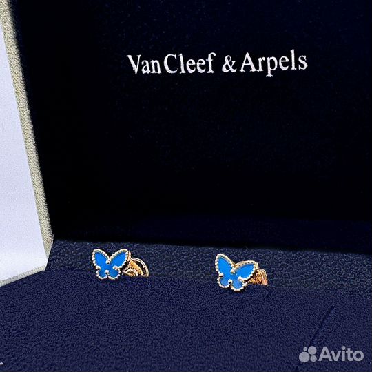 Серьги van cleef