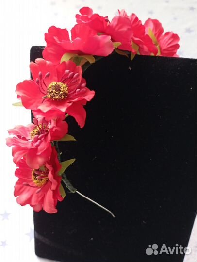 Ободок для волос ручной работы