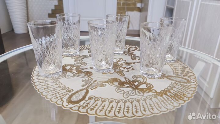 Хрусталь фужеры, вазы, стаканы, рюмки, конфетницы