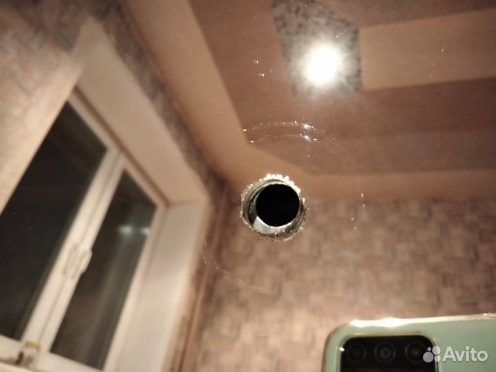 Зеркало со светильниками