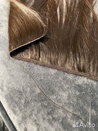 Волосы на заколках