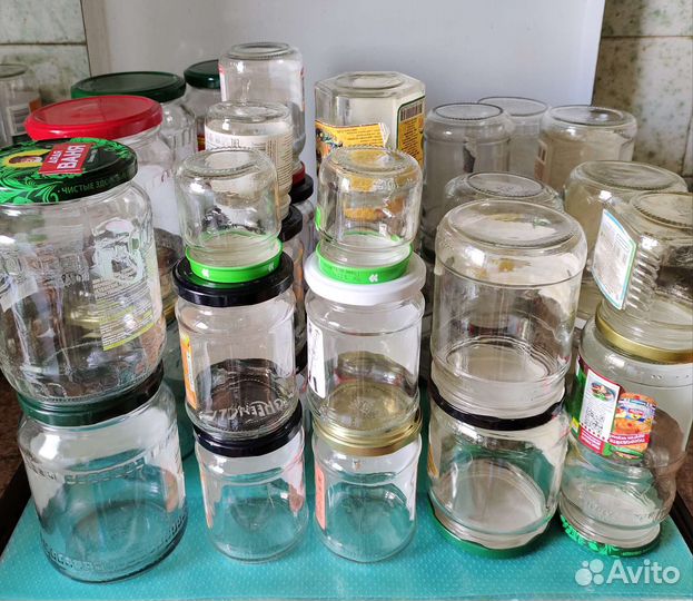 Стеклянные банки 0.5л 0.750л 0.320л Разные 50шт