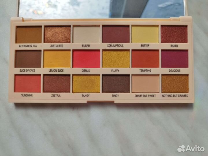 Тени makeup revolution I heart revolution nyx