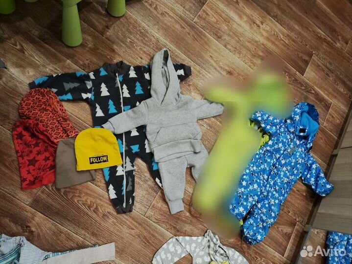 Пакет вещей для мальчика размеры разные