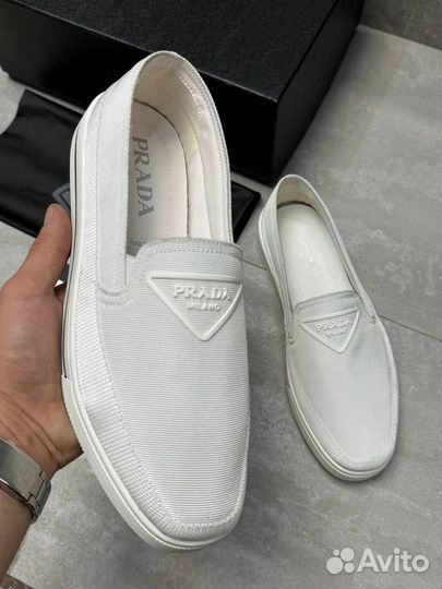 Слипоны мужские prada