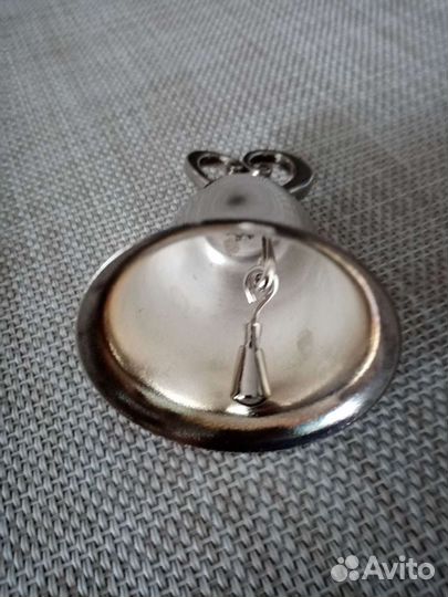 Колокольчик посеребренный