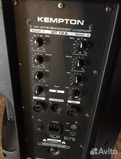 Активные колонки kempton GT 12A