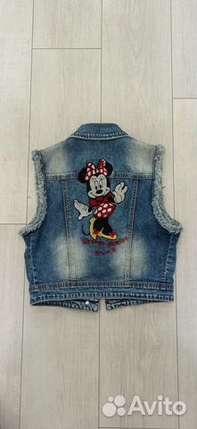 Джинсовая безрукавка 134-146