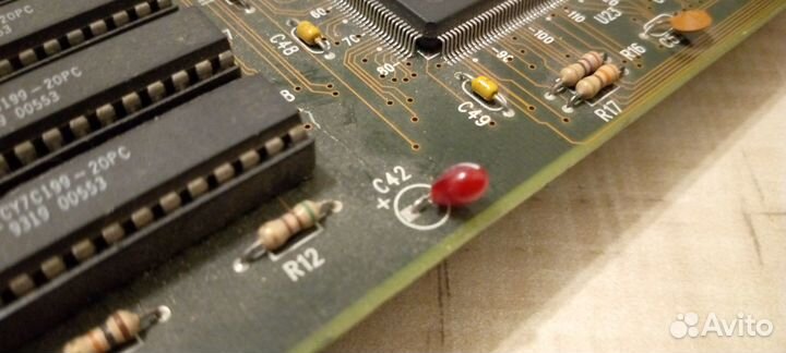 Раритетная материнская плата 386/486 REV E