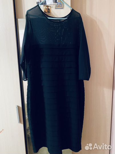 Черная платье 50 52