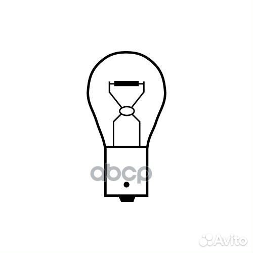 Лампа 12 В 21 Вт 1-контактная металлический цок