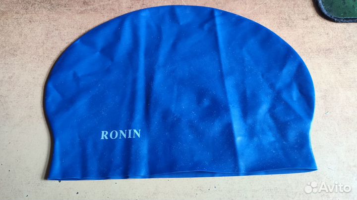 Шапочка для плавания Ronin силиконовая синяя